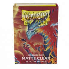 Dragon Shield Japanese Size Matte Clear Outer Slee Dragon Shield Japanese Size Matte Clear Outer Sleeves - Clear Cosmere (60 Sleeves)