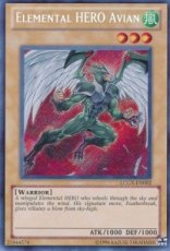 Elemental Hero Avian - LCGX-EN002 - Secret Rare Unlimited
