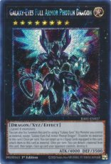 Galaxy-Eyes Full Armor Photon Dragon - RA01-EN037 - Platinum Secret Rare 1st Edition