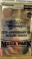 25th Anniversary Tin: Dueling Heroes Mega Pack Booster