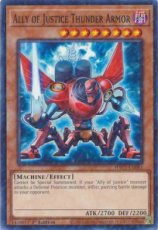 Ally of Justice Thunder Armor - HAC1-EN083 Duel Terminal Common Parallel 1st Edition