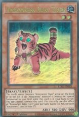 Amazoness Baby Tiger (Green) - LDS1-EN023 - Ultra Rare 1st Edition
