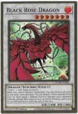 Black Rose Dragon(alternate art) : MGED-EN026 - Premium Gold Rare 1st Edition