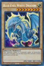 Blue-Eyes White Dragon(alternate art) - MP22-EN266 - Prismatic Secret Rare 1st Edition