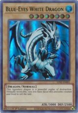 Blue-Eyes White Dragon(Green) : LDS2-EN001 - Ultra Rare 1st Edition