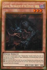 Cagna, Malebranche of the Burning Abyss - PGL3-EN051 - Gold Rare - 1st Edition