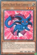 Crystal Beast Ruby Carbuncle - LDS1-EN092 - Common 1st Edition