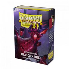 Dragon Shield Japanese Matte Sleeves - Blood Red 'Juusouken' (60 Sleeves)