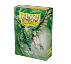 Dragon Shield Japanese size Matte Sleeves - Emera Dragon Shield Japanese size Matte Sleeves - Emerald (60 Sleeves)
