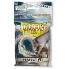 Dragon Shield Standard Perfect Fit Sleeves - Clear Dragon Shield Standard Perfect Fit Sleeves - Clear/Clear (100 Sleeves)