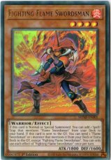 Fighting Flame Swordsman - MZMI-EN001 - Ultra Rare 1st Edition