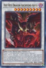 Hot Red Dragon Archfiend Abyss : MGED-EN068 - Rare Hot Red Dragon Archfiend Abyss : MGED-EN068 - Rare 1st Edition