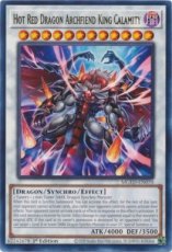 Hot Red Dragon Archfiend King Calamity : MGED-EN070 - Rare 1st Edition