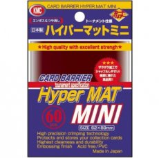 KMC Small Sleeves - Hyper Mat Red (60 Sleeves)
