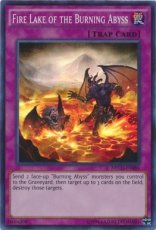 Fire Lake of the Burning Abyss - NECH-EN086 - Super Rare - 1st Edition