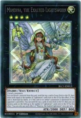 Minerva, the Exalted Lightsworn(Silver) - BLC1-EN0 Minerva, the Exalted Lightsworn(Silver) - BLC1-EN013 - Ultra Rare 1st Edition