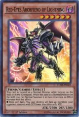 Red-Eyes Archfiend of Lightning - CORE-EN023 - Super Rare - 1st Edition