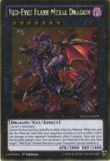 Red-Eyes Flare Metal Dragon - PGL3-EN078 - Gold Rare - 1st Edition