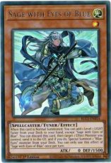 Sage with Eyes of Blue(Silver) - BLC1-EN014 - Ultra Rare 1st Edition