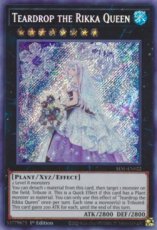 Teardrop the Rikka Queen  - SESL-EN022 - Secret Ra Teardrop the Rikka Queen  - SESL-EN022 - Secret Rare 1st Edition