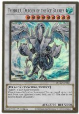 Trishula, Dragon of the Ice Barrier : MGED-EN027 - Premium Gold Rare 1st Edition