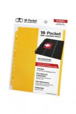 Ultimate Guard 18-Pocket Pages Side-Loading Yellow (10)