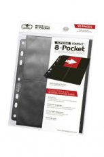 Ultimate Guard 8-Pocket Compact Pages Side-Loading Ultimate Guard 8-Pocket Compact Pages Side-Loading Black (10)