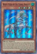 White Steed of the Floral Knights - LED8-EN022 - S White Steed of the Floral Knights - LED8-EN022 - Super Rare 1st Edition