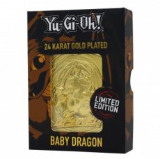 Yu-Gi-Oh! Limited Edition 24K Gold Plated Collecti Yu-Gi-Oh! Limited Edition 24K Gold Plated Collectible - Baby Dragon